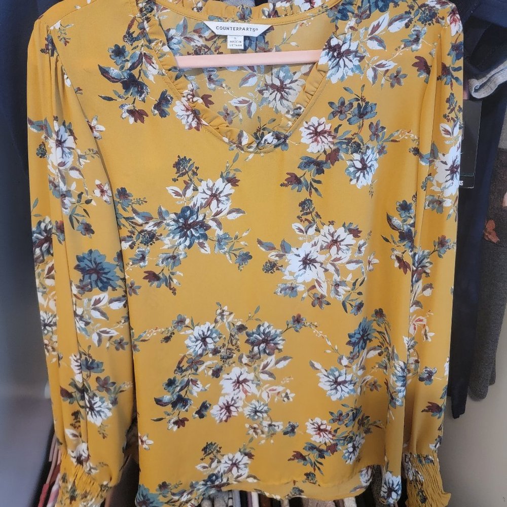 Printed Long Sleeve Top